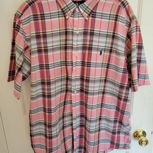 EUC Polo Ralph Lauren ss button down XL